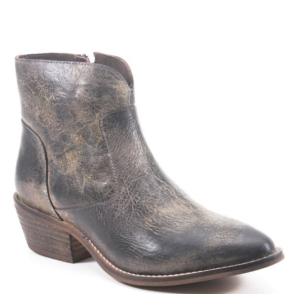 Diba True Shoes - Diba True Gray leather booties NIB